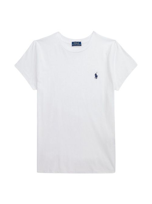 t-shirt donna girocollo mezza manica bianco Ralph Lauren | 211898698005